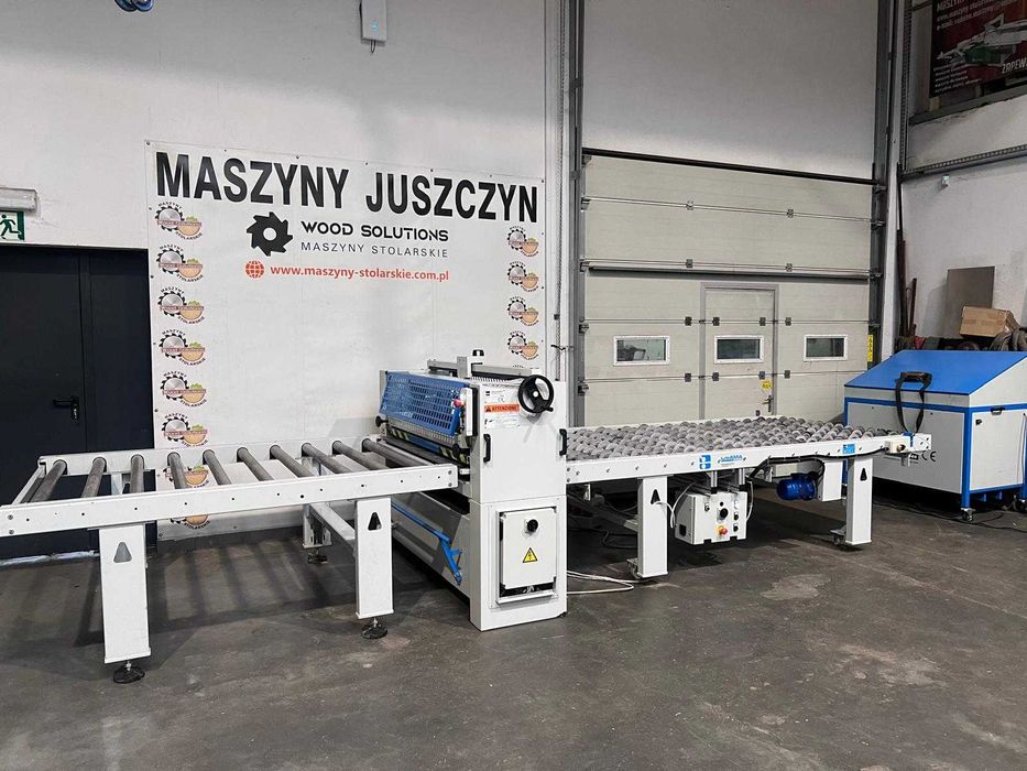 Walcowa nakładarka kleju OSAM S2R-1300 + stół talerzykowy OSMA TDM