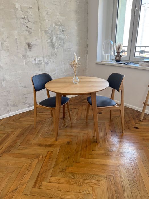 Stół okrągły drewniany- drewniany stół rozkładany