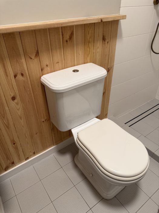 Retro umywalka i WC