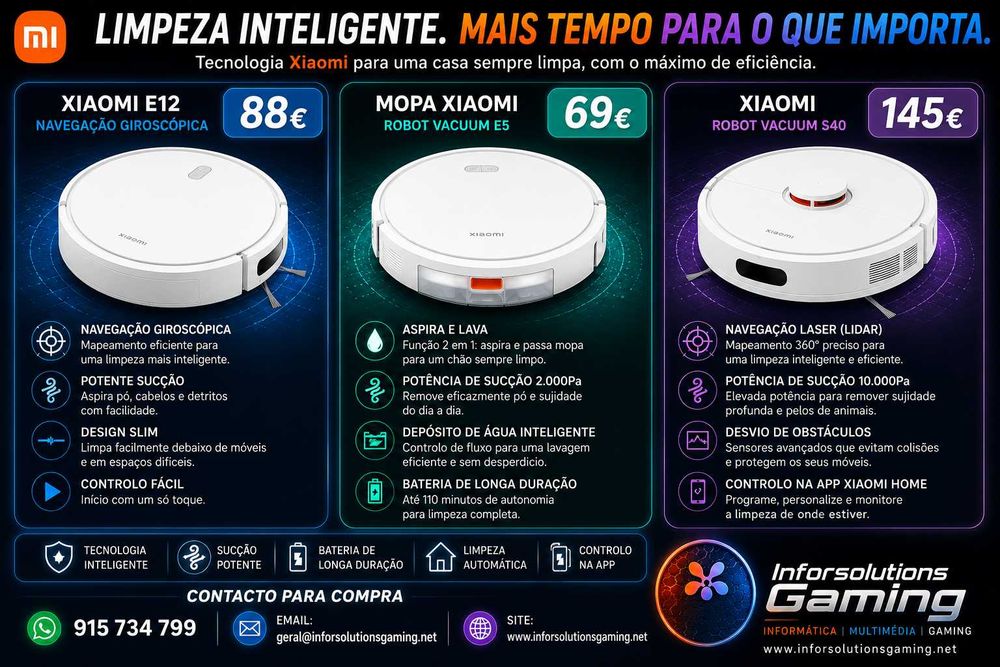 ISG Xiaomi Limpeza inteligente