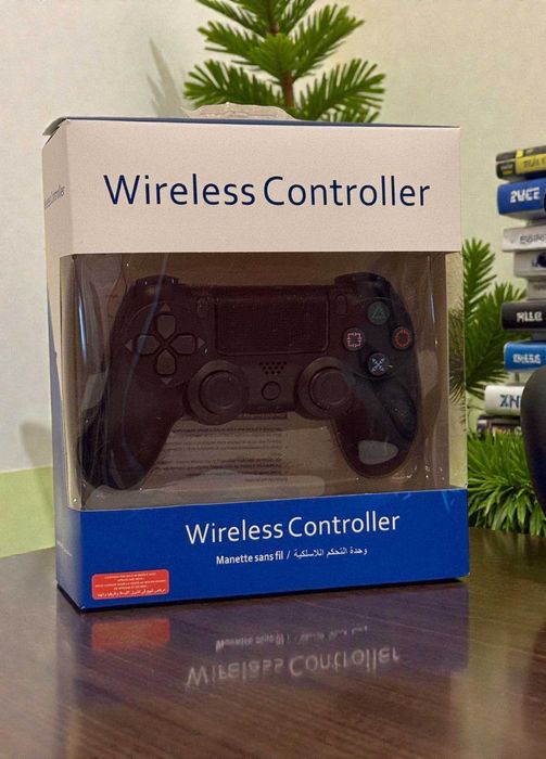 Контролер PS4 чорний DualShock4 бездротовийподвійна вібрація