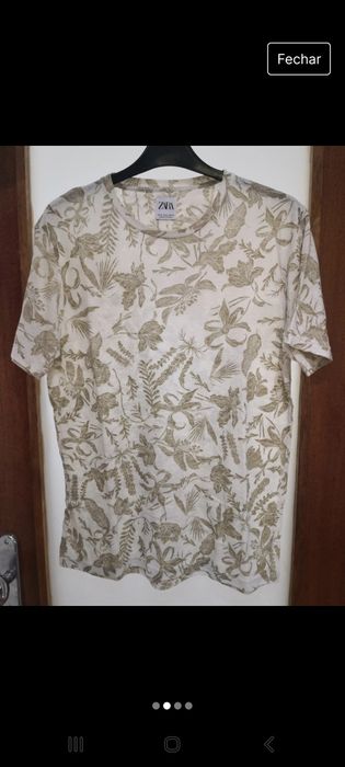 T shirt homem zara