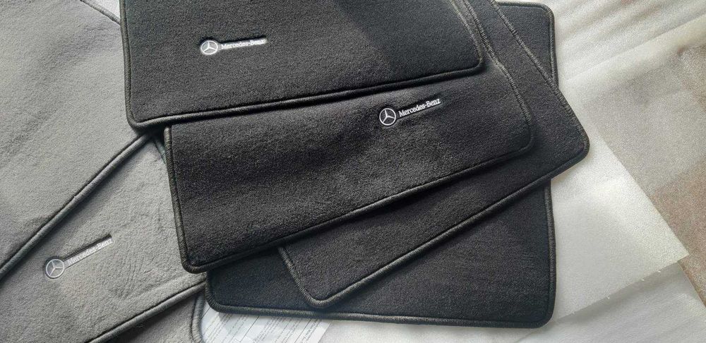 Mercedes S W140 1991-1998 SEL Long Ковры коврики черные Новые Оригинал