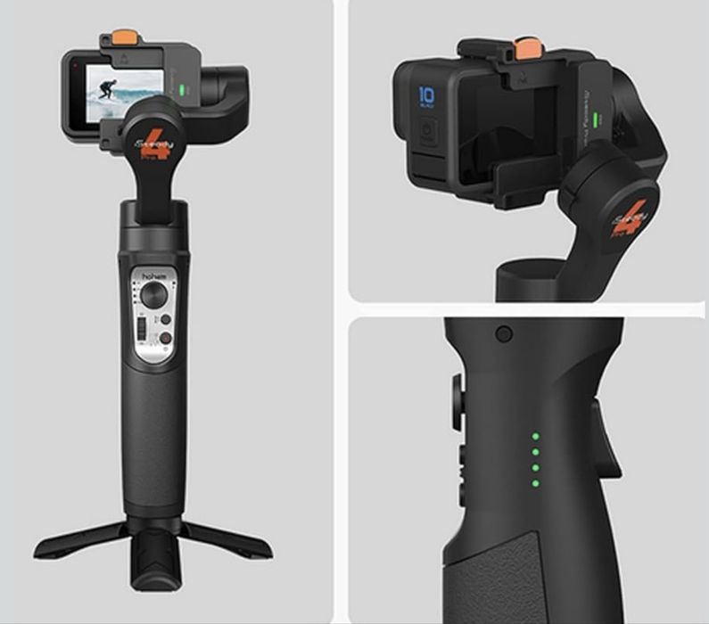 Gimbal iSteady Pro 4 para GoPro e câmaras de ação + Powerbank
