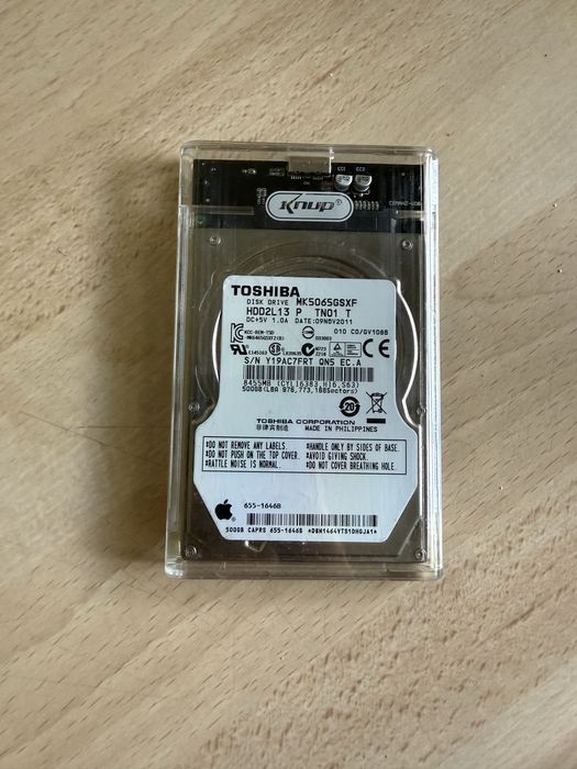 HD Externo 500GB - USB C e USB A