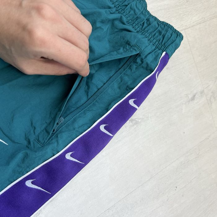 Nike Szelesty Z Lampasem Dresy Turkusowe