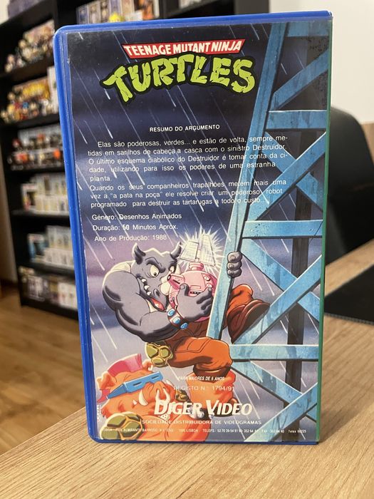 TMNT Teenage mutant ninja turtles volume 6 vhs