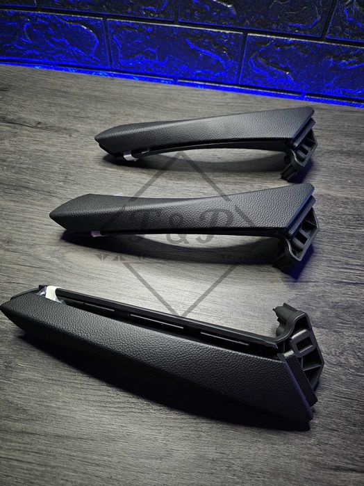 Pack 3 Puxadores Preto / Beje / Carbono Completos BMW E90/ E91 /E92 -