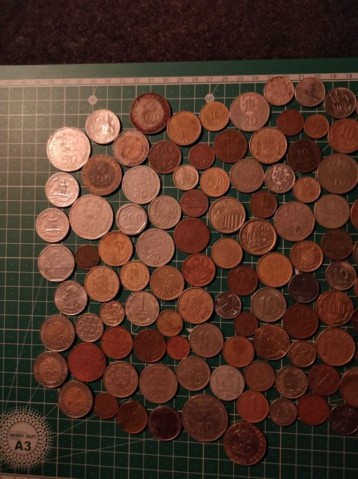 Moedas e notas de coleção