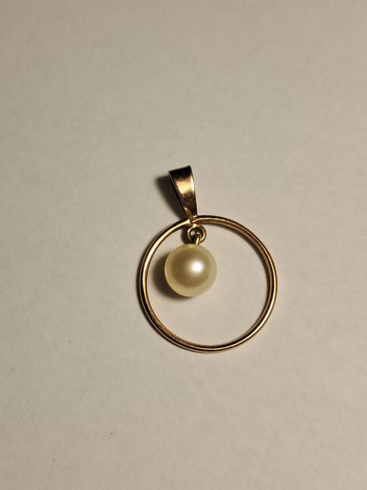 Золотая подвеска, кулон  СССР 583 проба