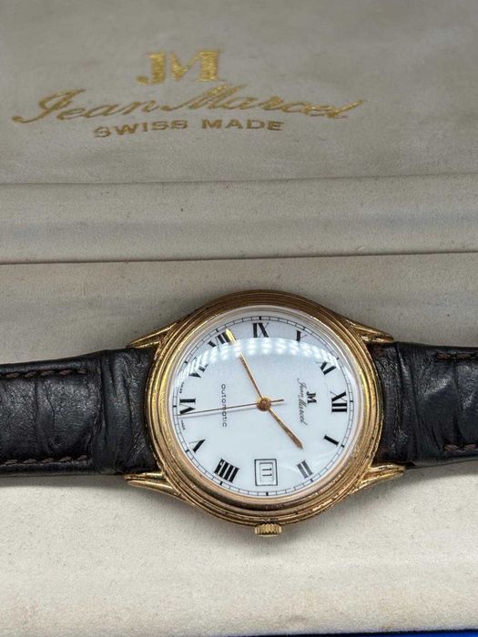 Zegarek Jean Marcel Automatic Swiss Made ETA 2892-A2 Złocony Box