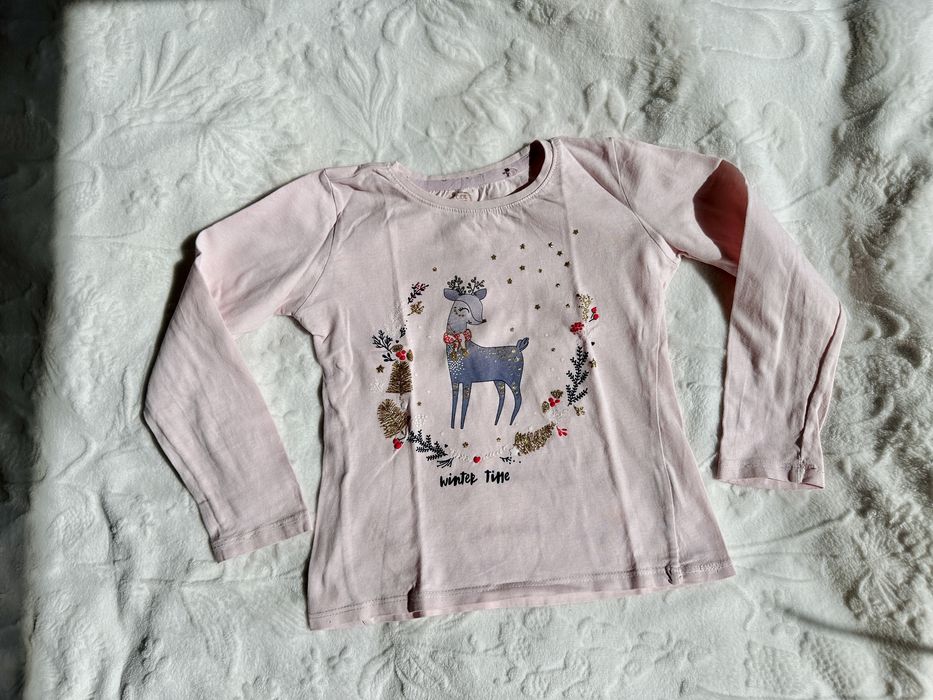 Dwie koszulki 110-116, H&M i Cool Club