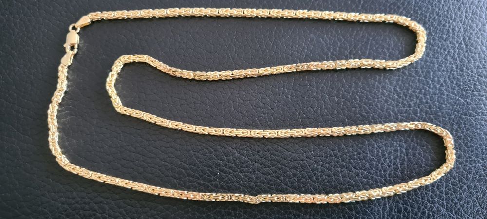 Nowy złoty Łańcuszek splot Królewski 585 ,27,45gr.60cm