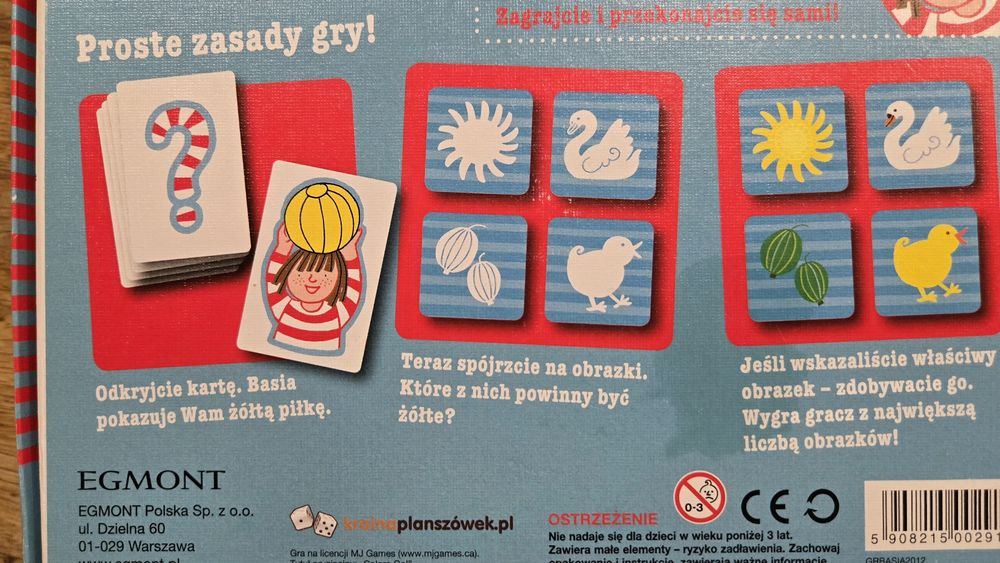 Gra Basia Łap Kolory
