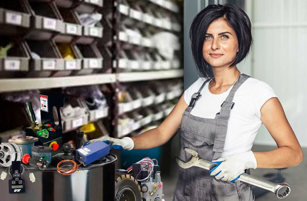 Empilhadores e plataformas elevatórias  peças