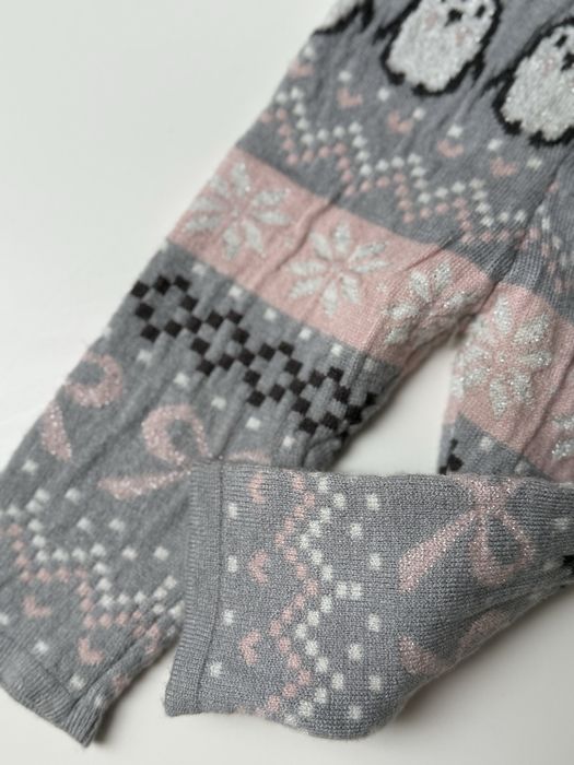 Przepiękne grube Getry Zimowe 68 NOWE