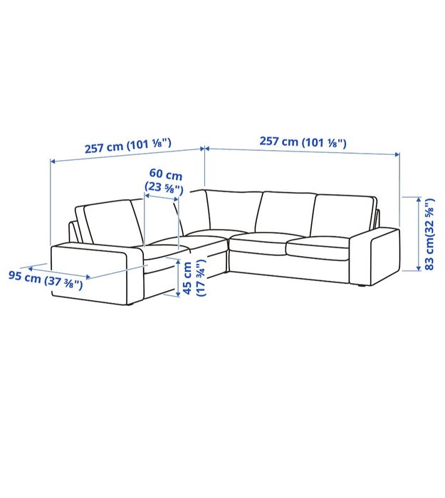 Ikea Kivik pokrowiec na narożnik