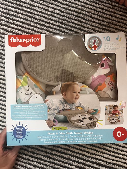 М'яка подушка для гри на животику Веселий лінивець Фішер-Прайс Fisher