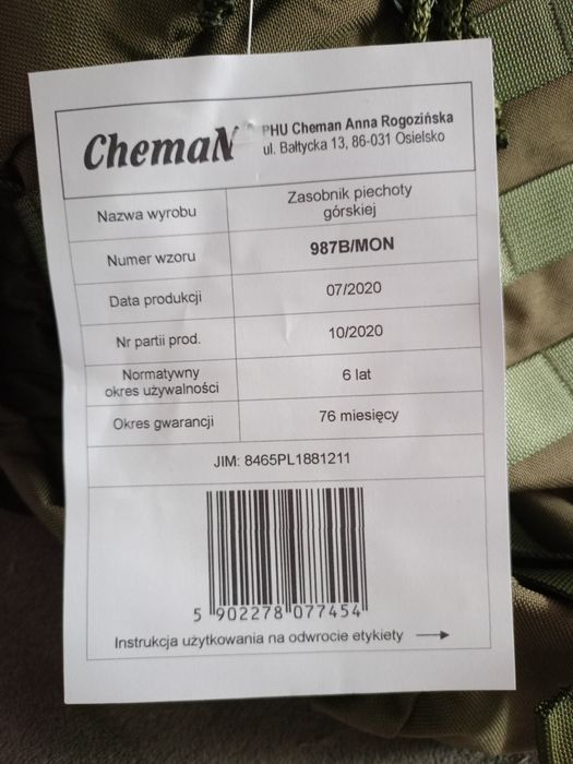 Zasobnik piechoty górskiej