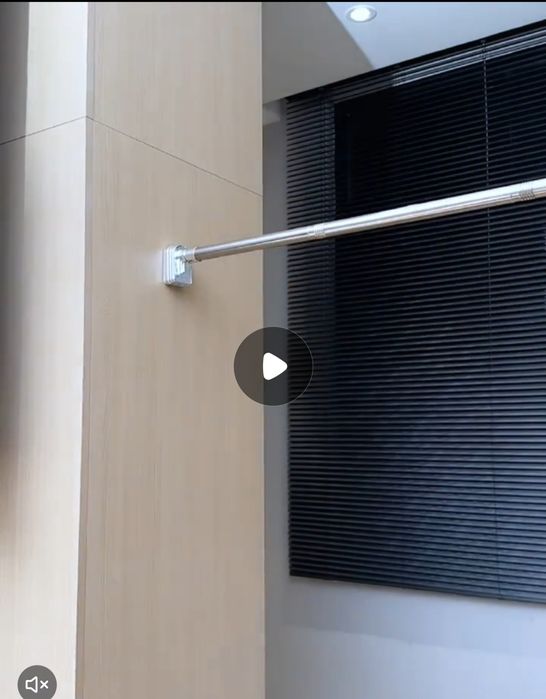 Карниз металлическ.без сверления для балкона, комнаты ,ванной