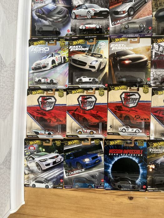 Моделі hot wheels premium car culture fast and furious