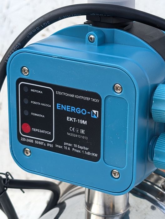 JSW15m + ЕКТ-19м насосна станція 1.5кВт електронна автоматика