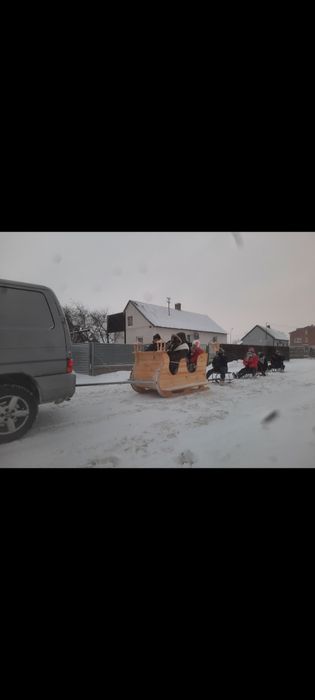 Sanie drewniane pod auto