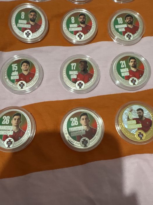 Moedas Coleção Seleçao de portugal