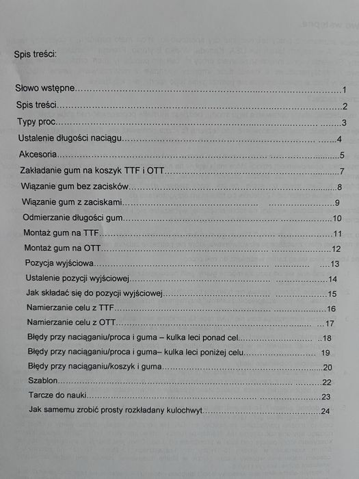 Proca typu OTT z dreana oliwnego
