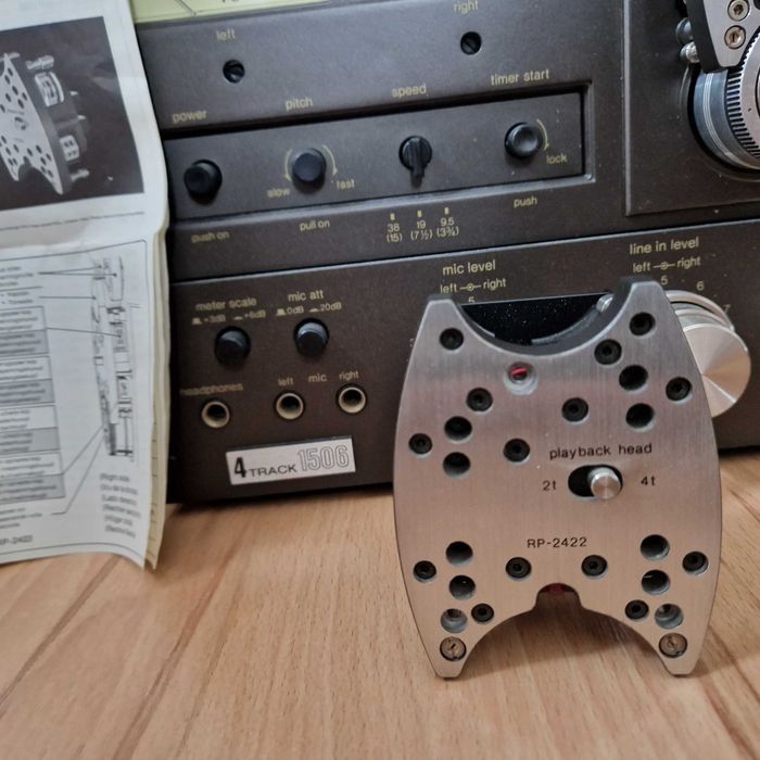 Technics RS-1500US: RP-2422 głowica 4 track (jak 1506) 