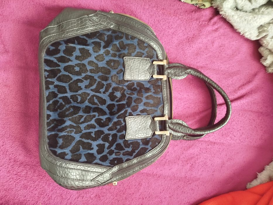 Mala Azul leopardo Salsa