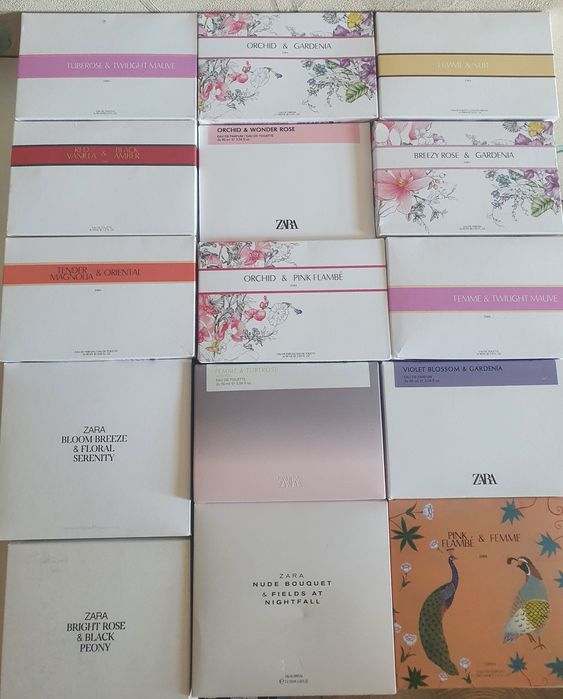 Zara Парфуми/Духи/Туалетна вода/Набори жіночі подвійні