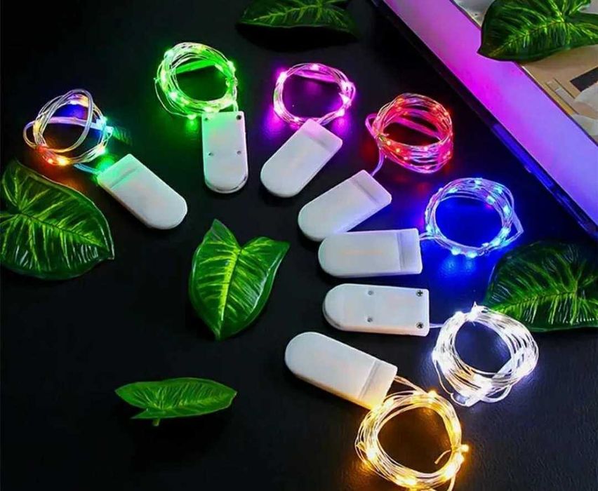 Led гірлянда 5м-65 грн з батарейками