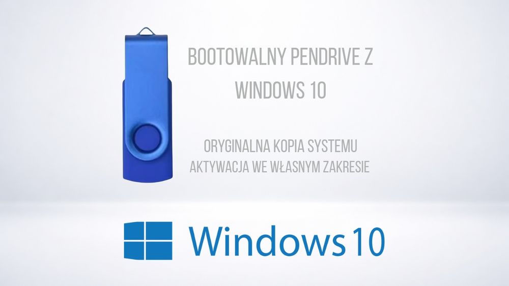 Bootowalny Pendrive z Windows 11/10/8/7/Vista lub XP usb z instalatore
