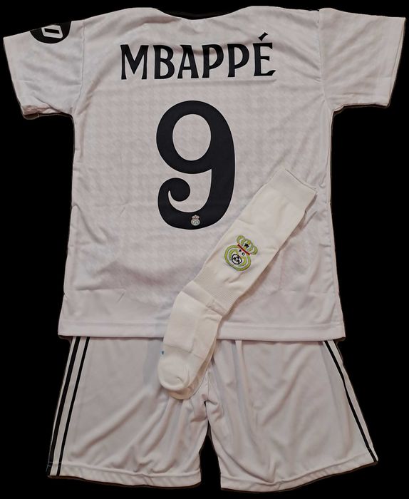 Mbappe Real Madryt strój piłkarski