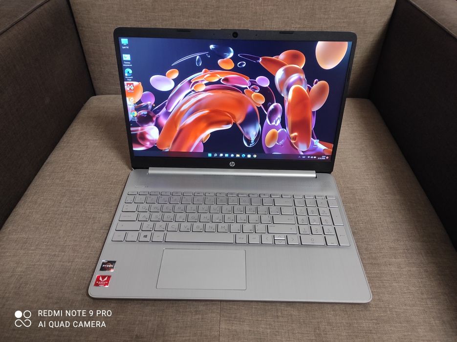 Ноутбук Hp 15s-eq0011ua,AMD Ryzen 5 3500,4 ядра8 пот,ram16/ssd512gb