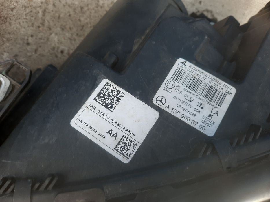 Фара ,Фари Мерседес Фара ,Фари Мерседес GLA w156 w156