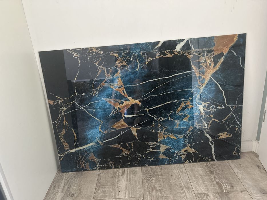 Obraz szklany imitacja marmuru  120/80 cm