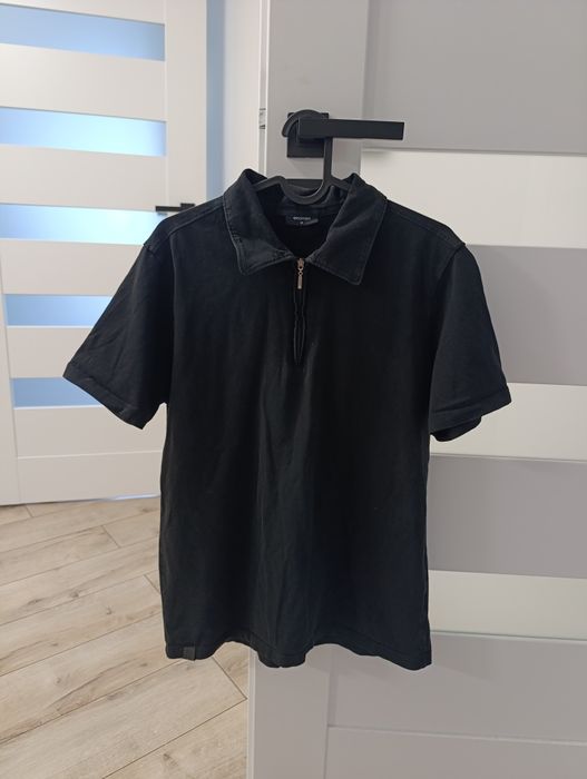 Koszulka t-shirt polo męska Recman czarna M