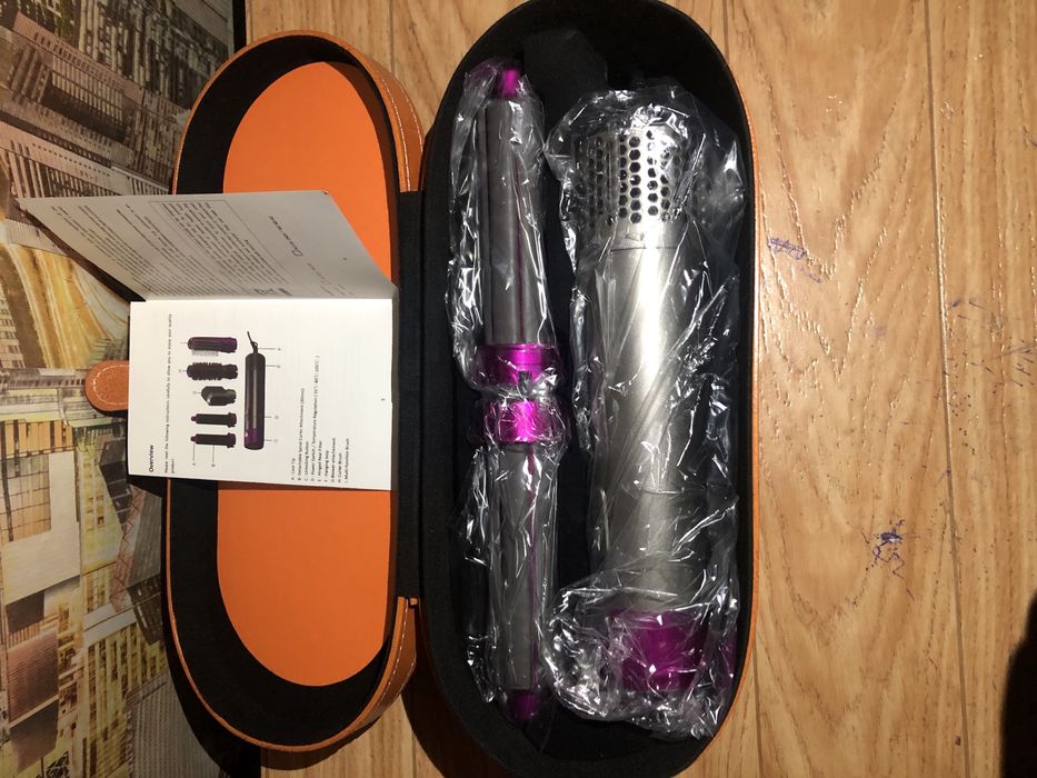 Стайлер багатофункціональний Hair Brush 5в1 з кейсом 1000 вт сірий