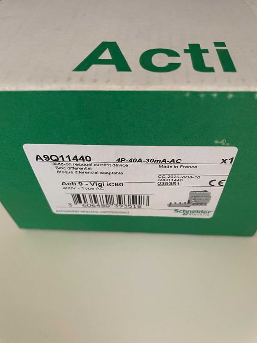 Acti9 - Vigi iC60 40A 30mA
