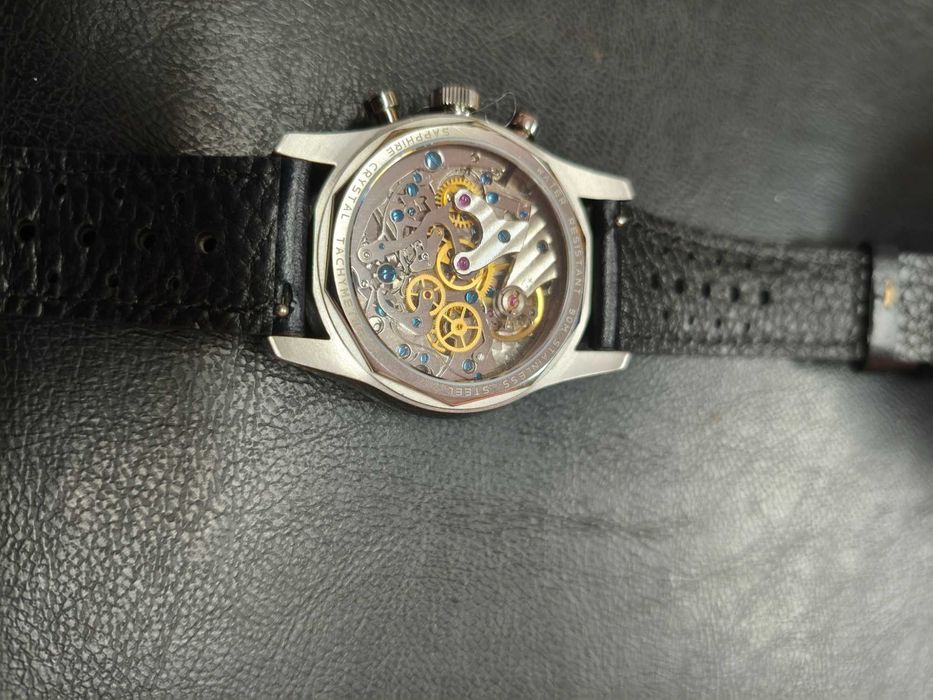 Relógio Cronógrafo Mecânico Proxima ST1902 – Modelo Médico / Estilo Piloto (Novo)