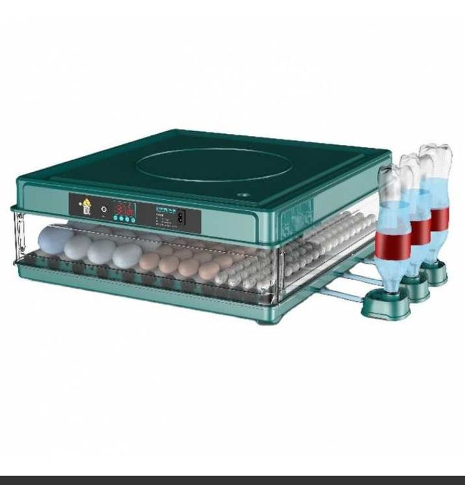 Інкубатор  автоматичний 220/12В цифровий, контроль вологості!