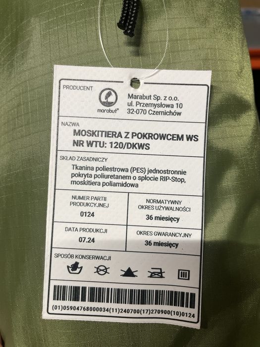 120/DKWS moskitiera wojsk specjalnych