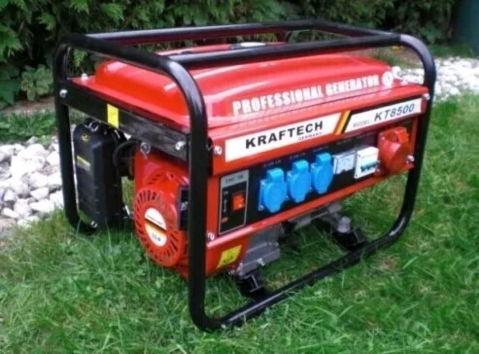 Gerador gasolina Krafetch 80000W 3500w reais 3,75KVA NOVO 3x220V 1x380