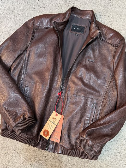 Розпродаж! ZILLI, BRIONI, PHILIPP PLEIN, RICHMOND, Нові шкіряні куртки