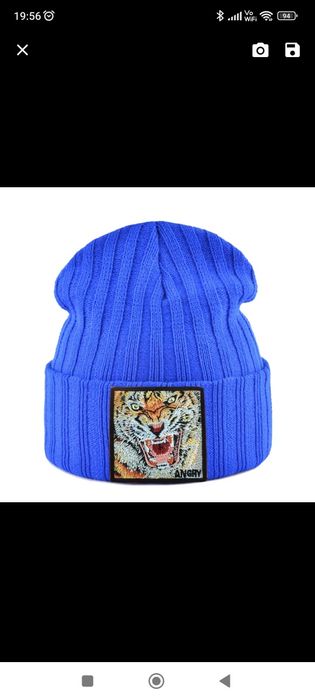 Hit czapka beany fuksja granat czarna unisex