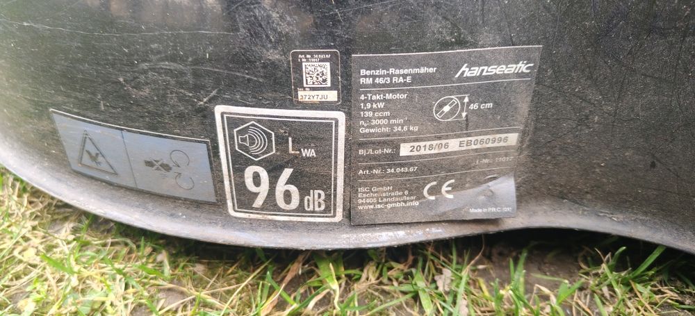 Kosiarka spalinowa na rozrusznik z napędem