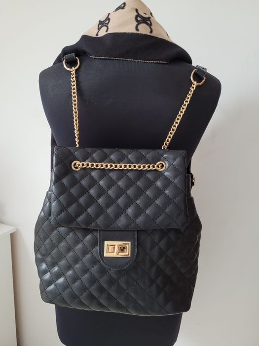 Torebko-plecak pikowany Nowy