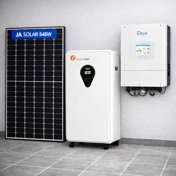 Zestaw fotowoltaiczny premium  5,45 kwh z magazynem energii 16 kwh